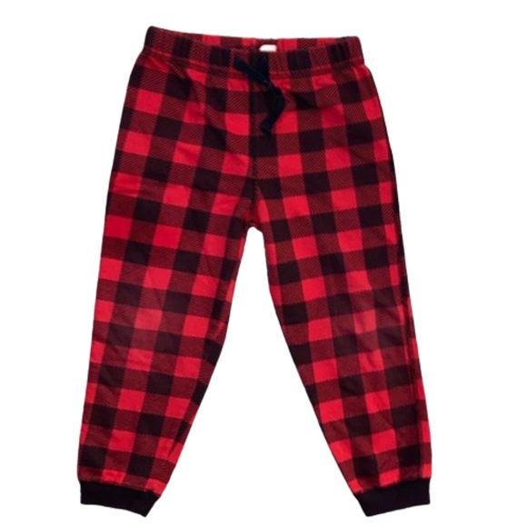 First impressions black and red Buffalo pajama pants bottoms holiday Christmas - Picture 1 of 5